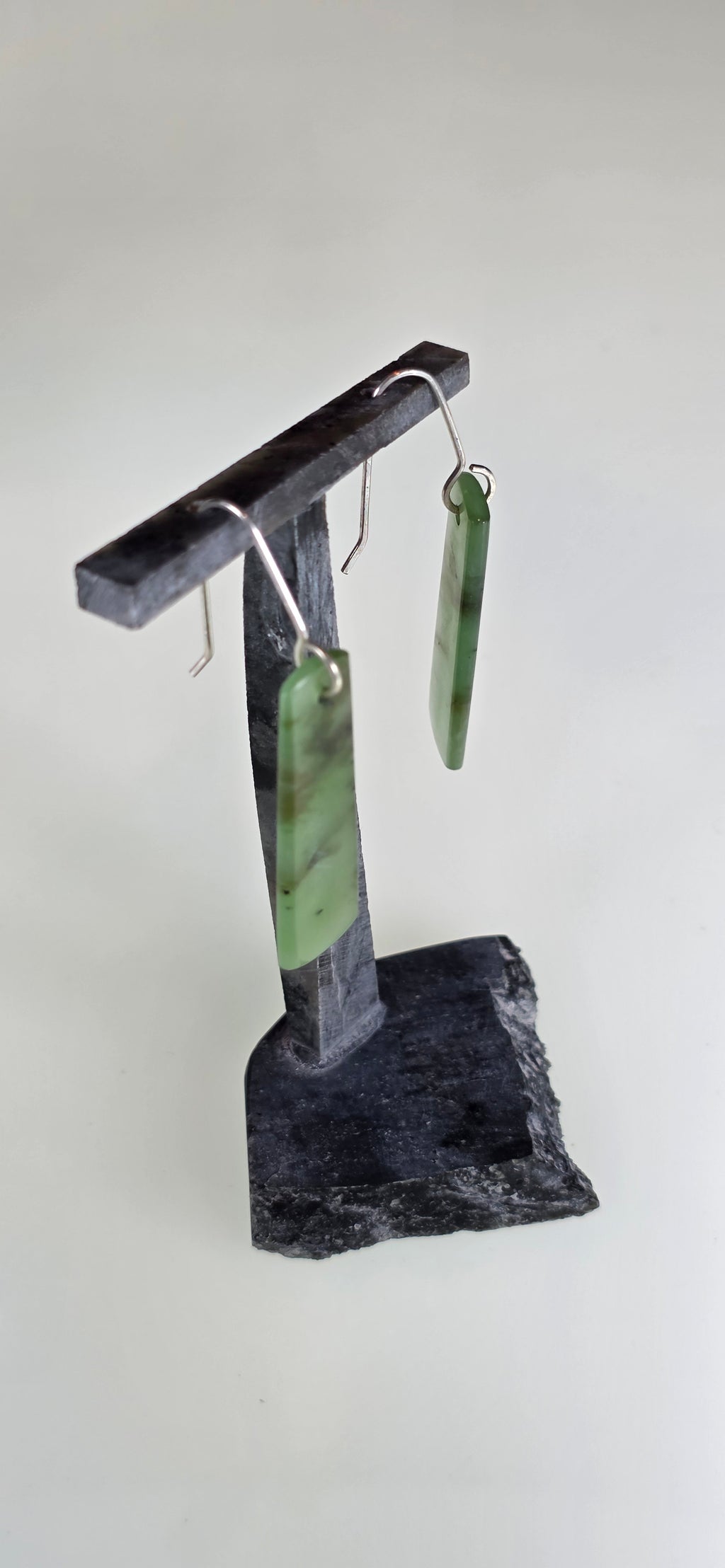 Wyoming Green Apple Jade Dangle Earrings