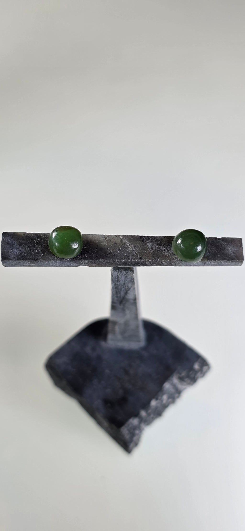 Washington Jade Stud Earrings (Grade A)