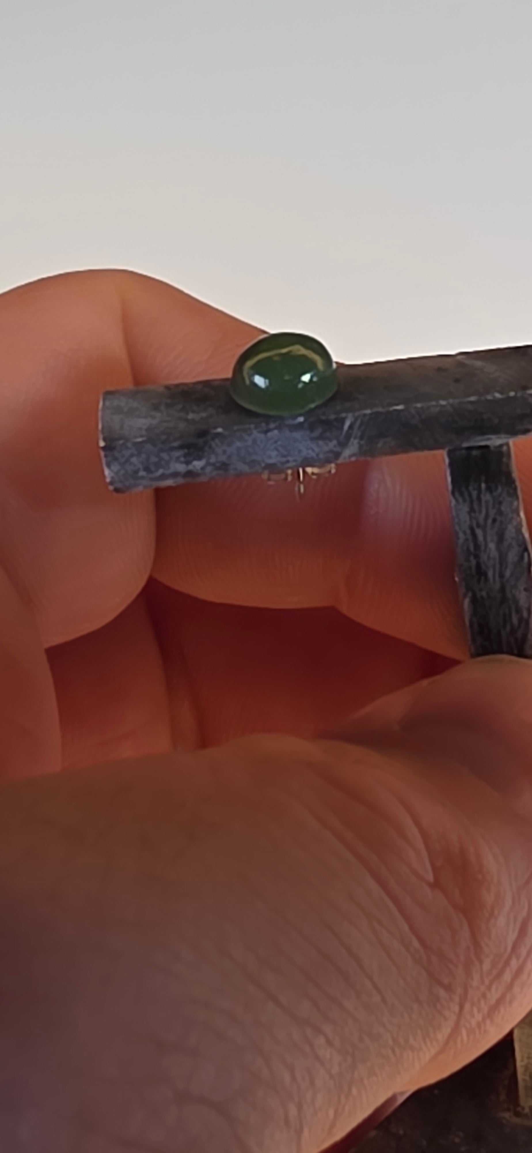 Washington Jade Stud Earrings (Grade A)