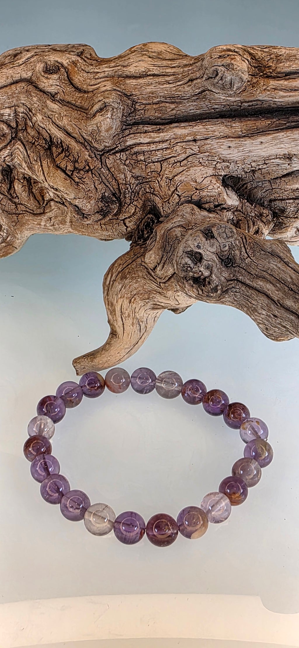 Top- Quality Namibian Amethyst Crystal Bracelet (Stretch to fit)