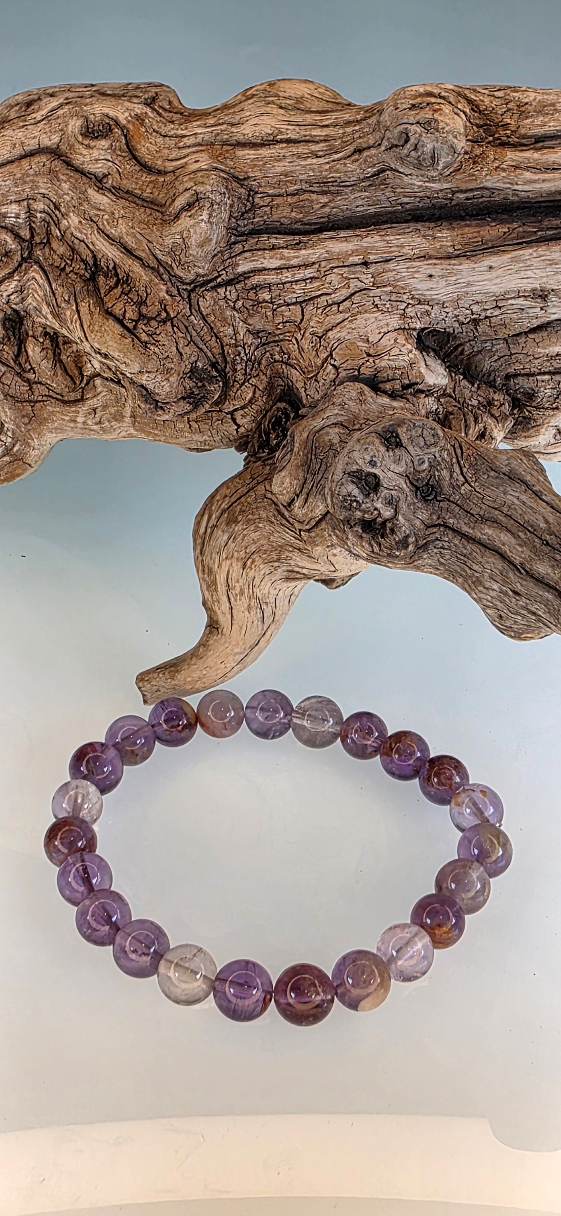 Top- Quality Namibian Amethyst Crystal Bracelet (Stretch to fit)