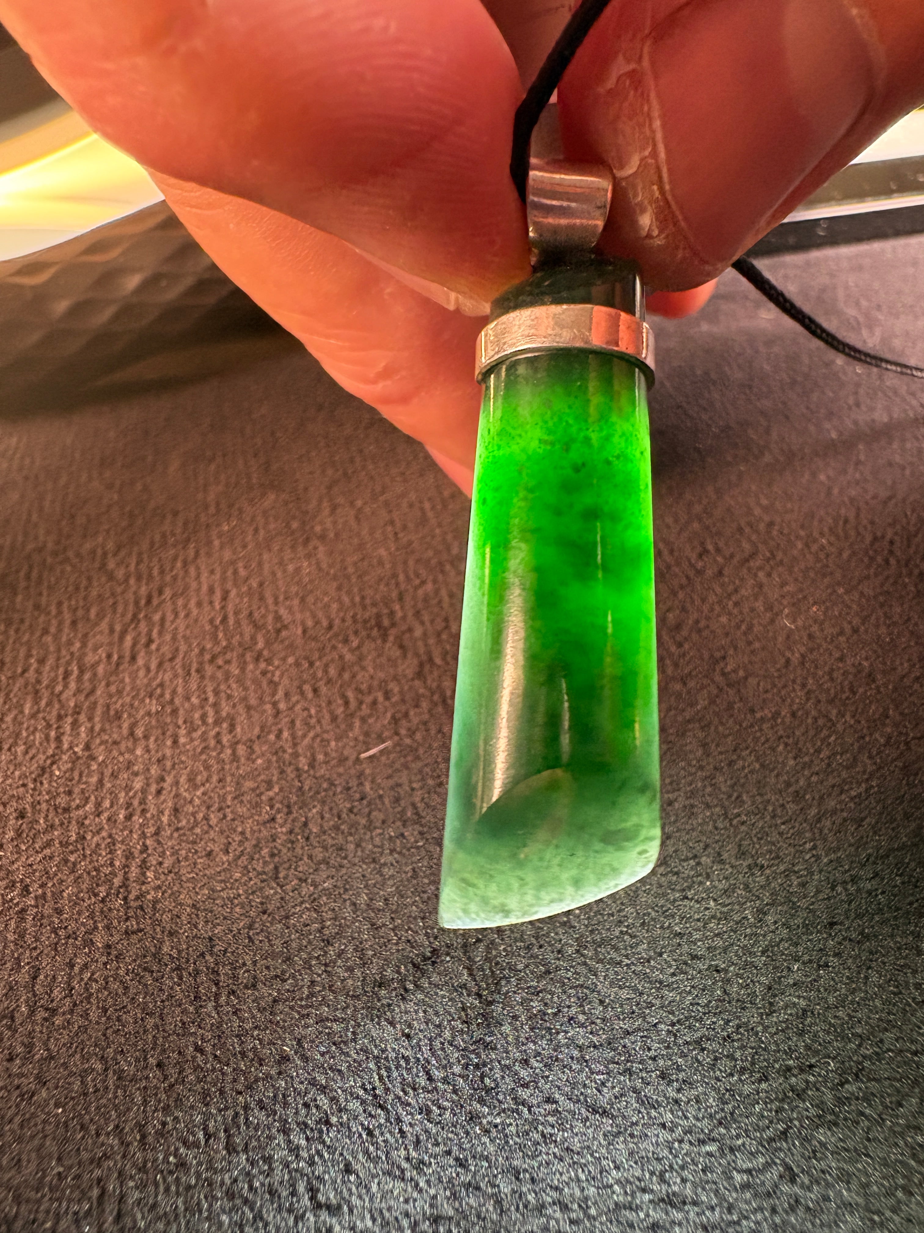 Imperial Guatemalan Jadeite Pendant