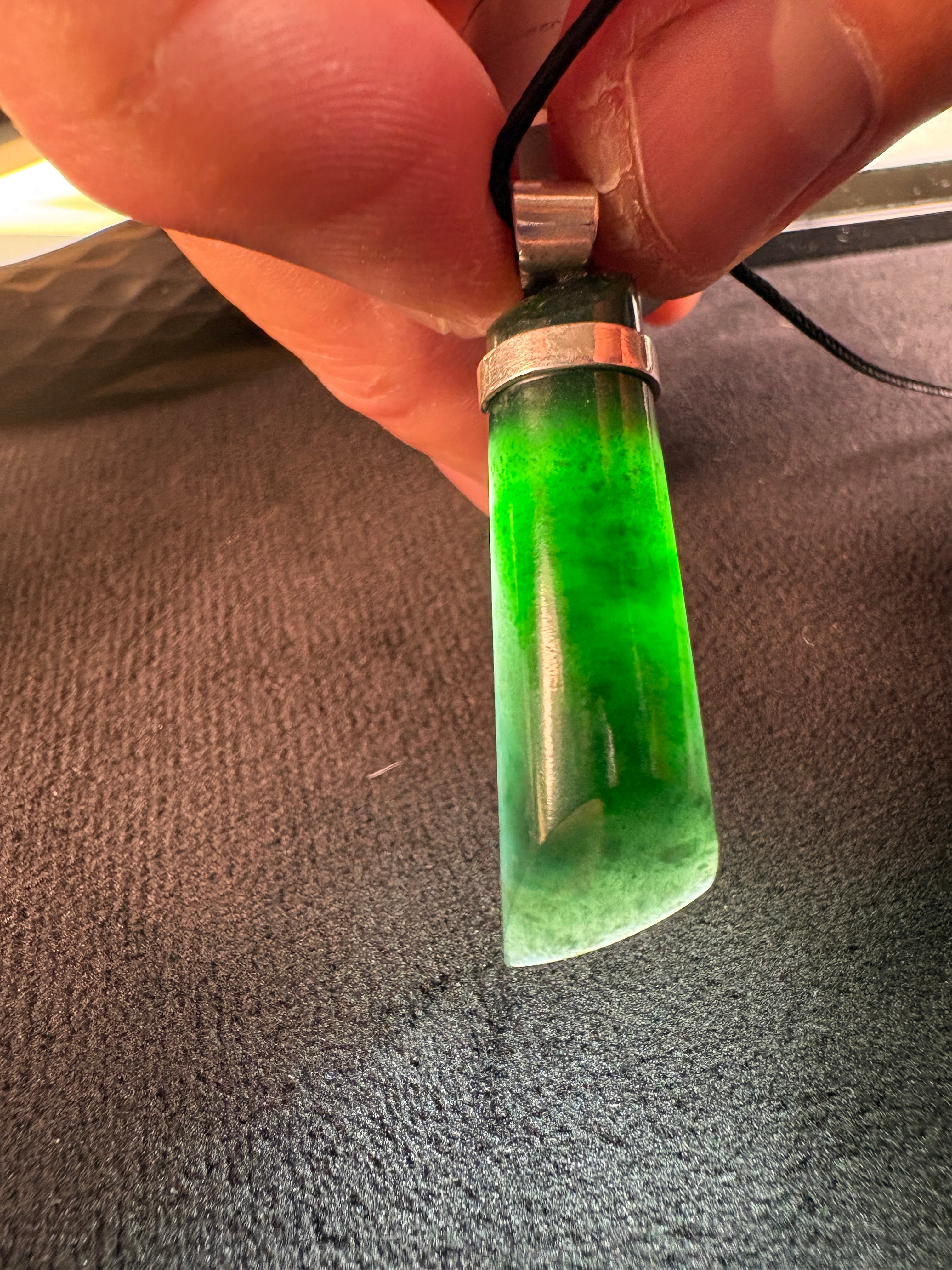 Imperial Guatemalan Jadeite Pendant