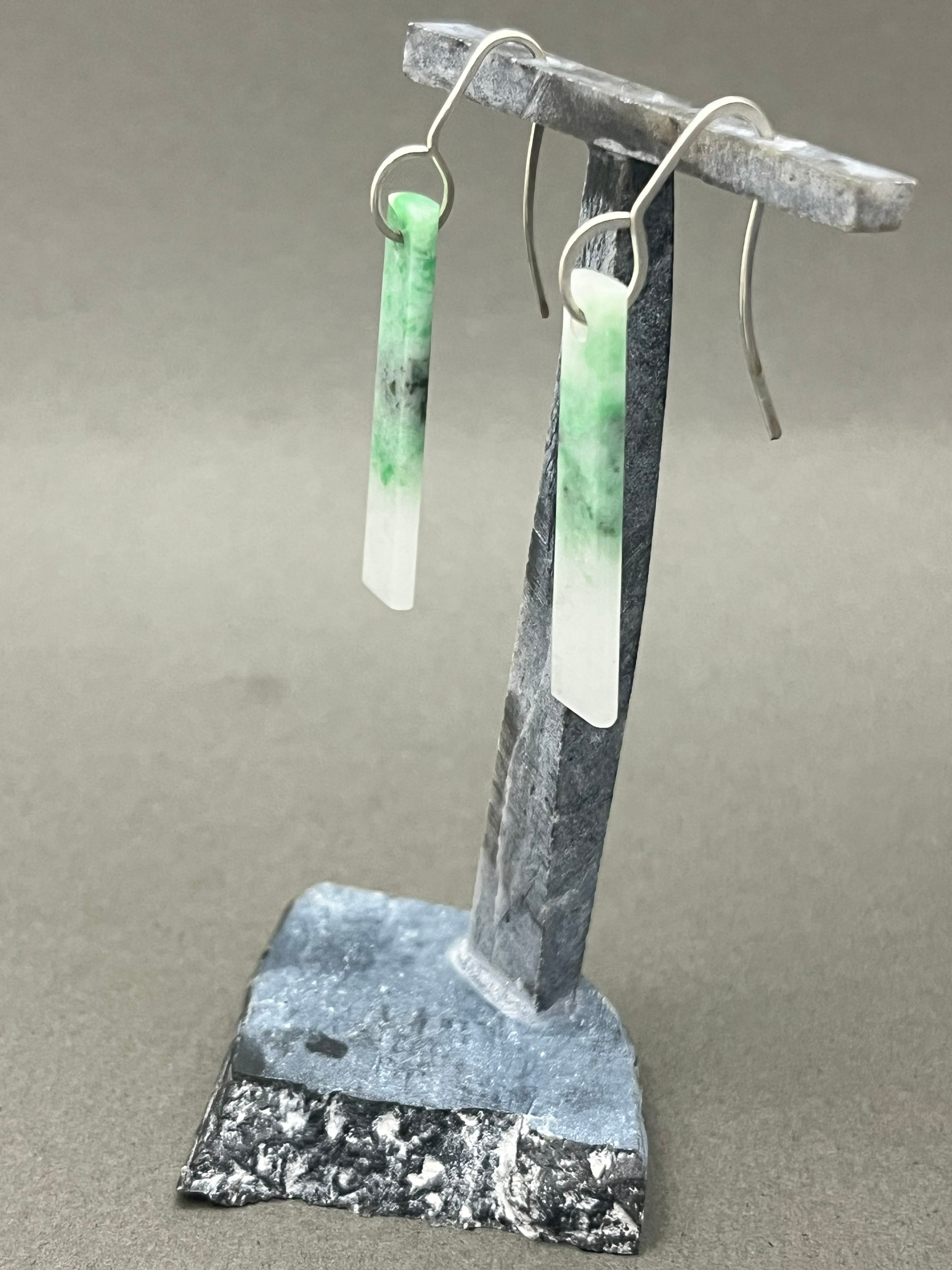 Washington Green Grossular Garnet Earrings