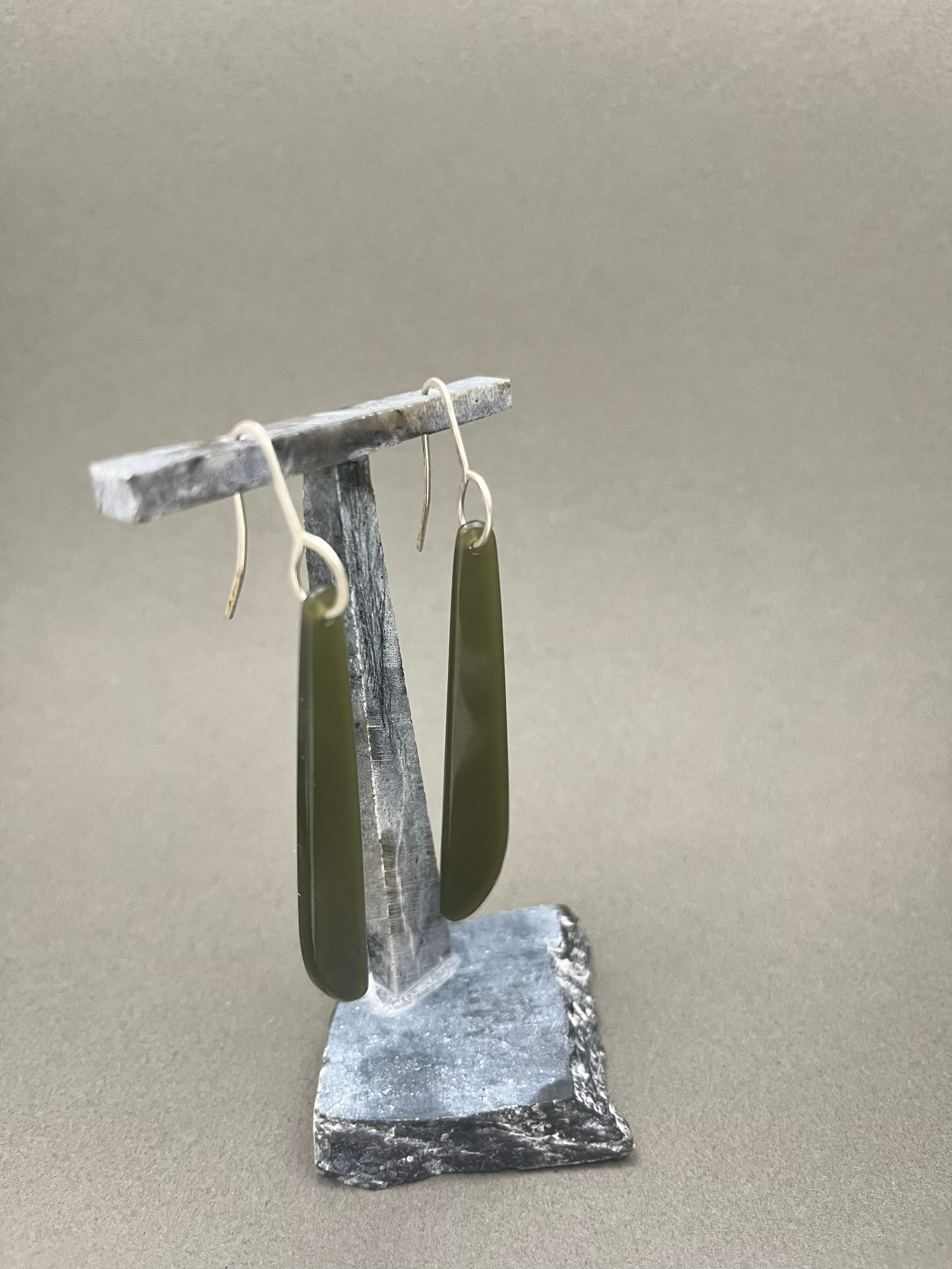 Wyoming Sage Jade Earrings
