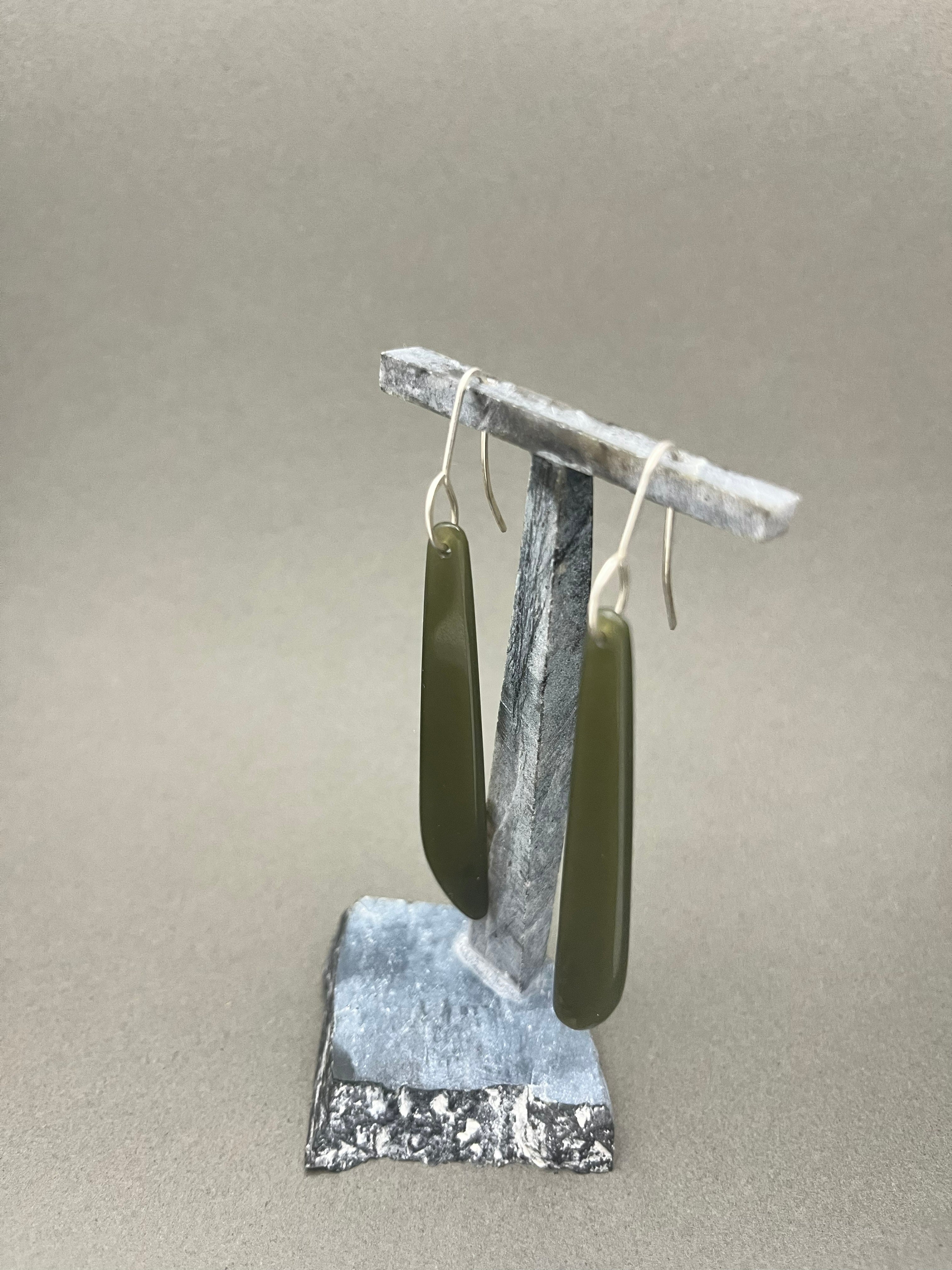 Wyoming Sage Jade Earrings