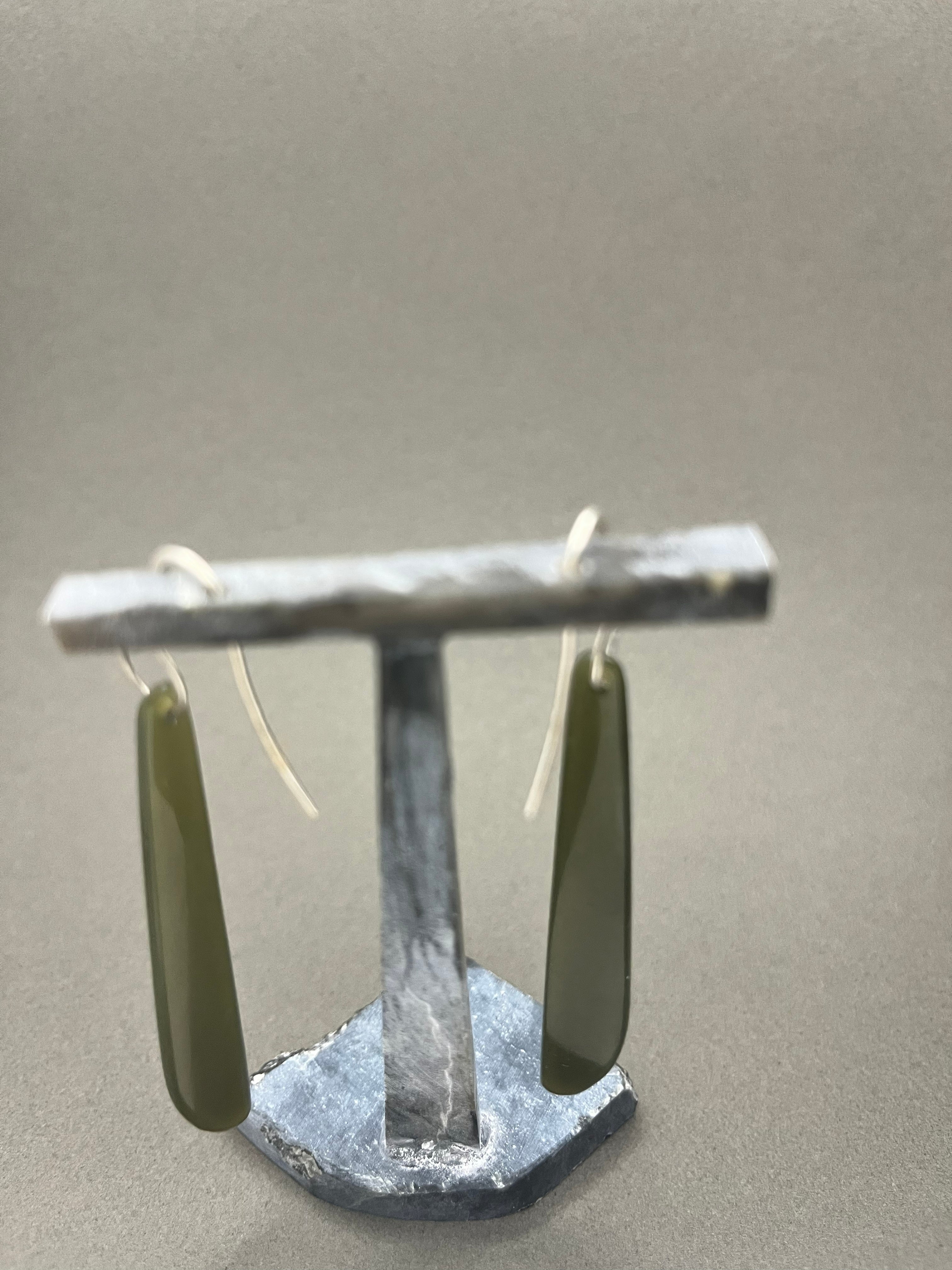 Wyoming Sage Jade Earrings