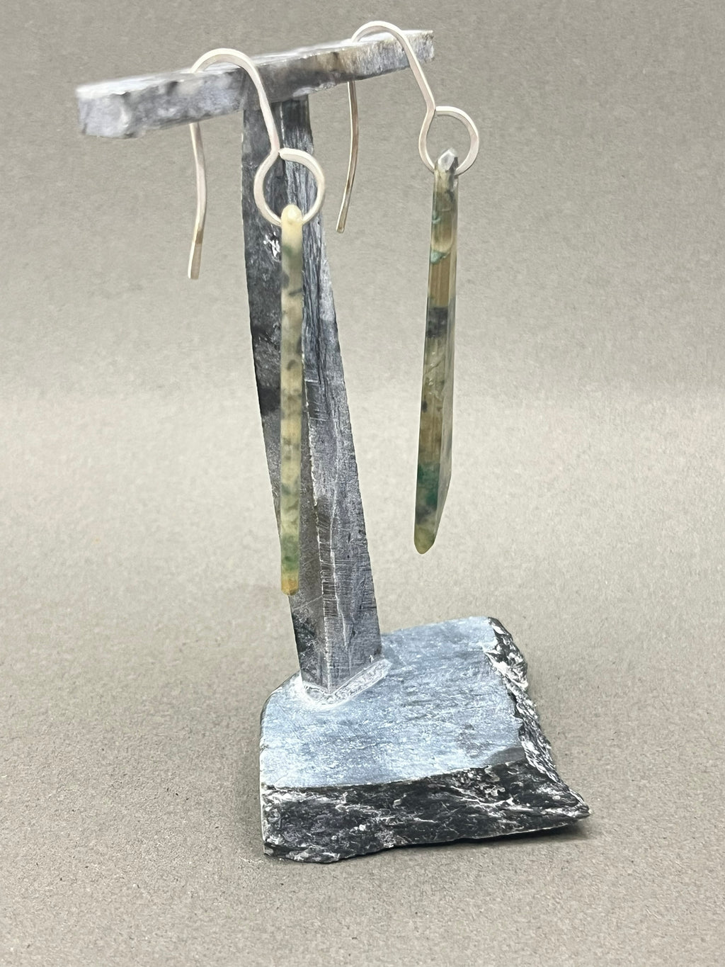 Washington Vesuvianite and Grossular Garnet Earrings