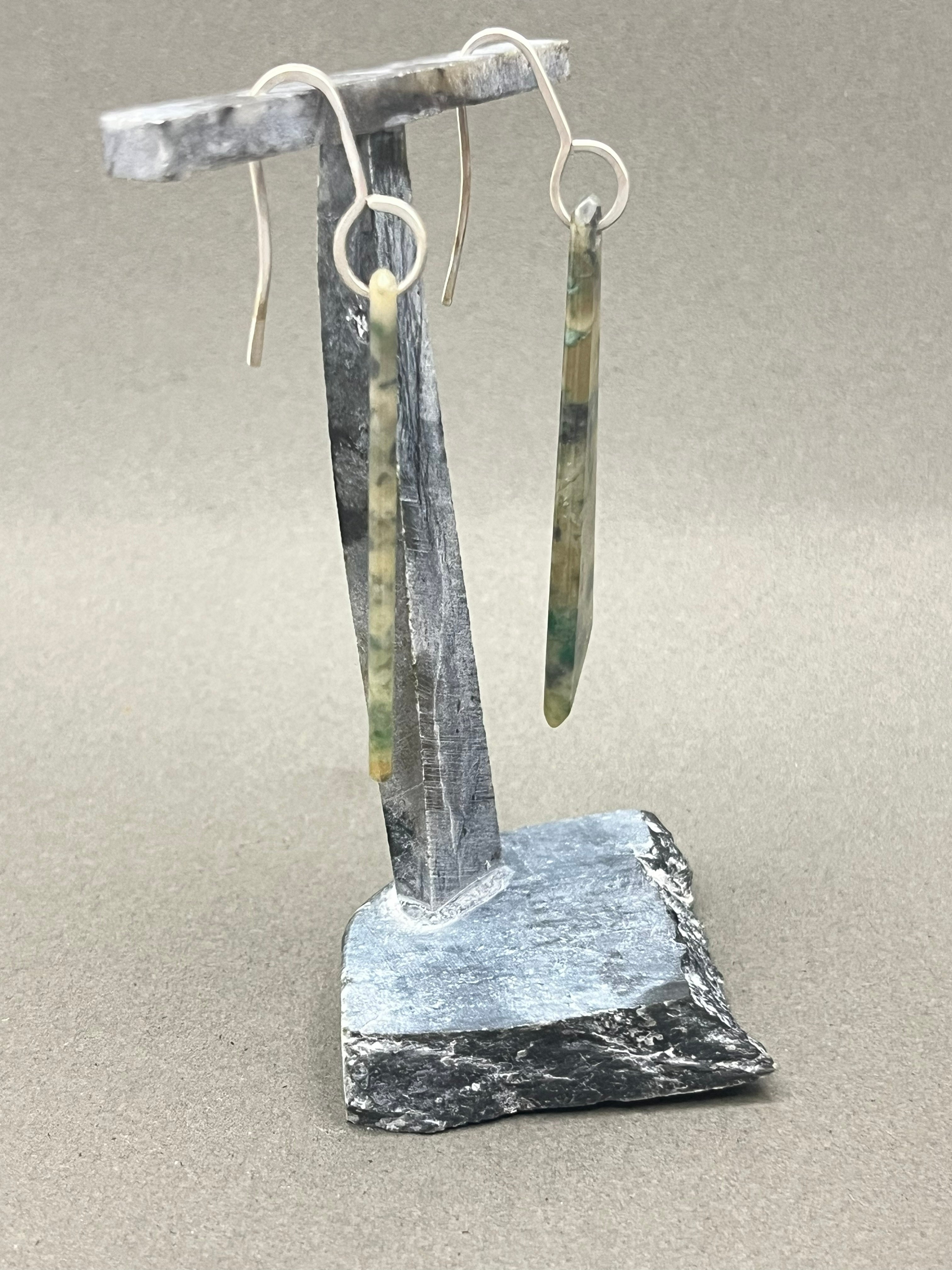 Washington Vesuvianite and Grossular Garnet Earrings