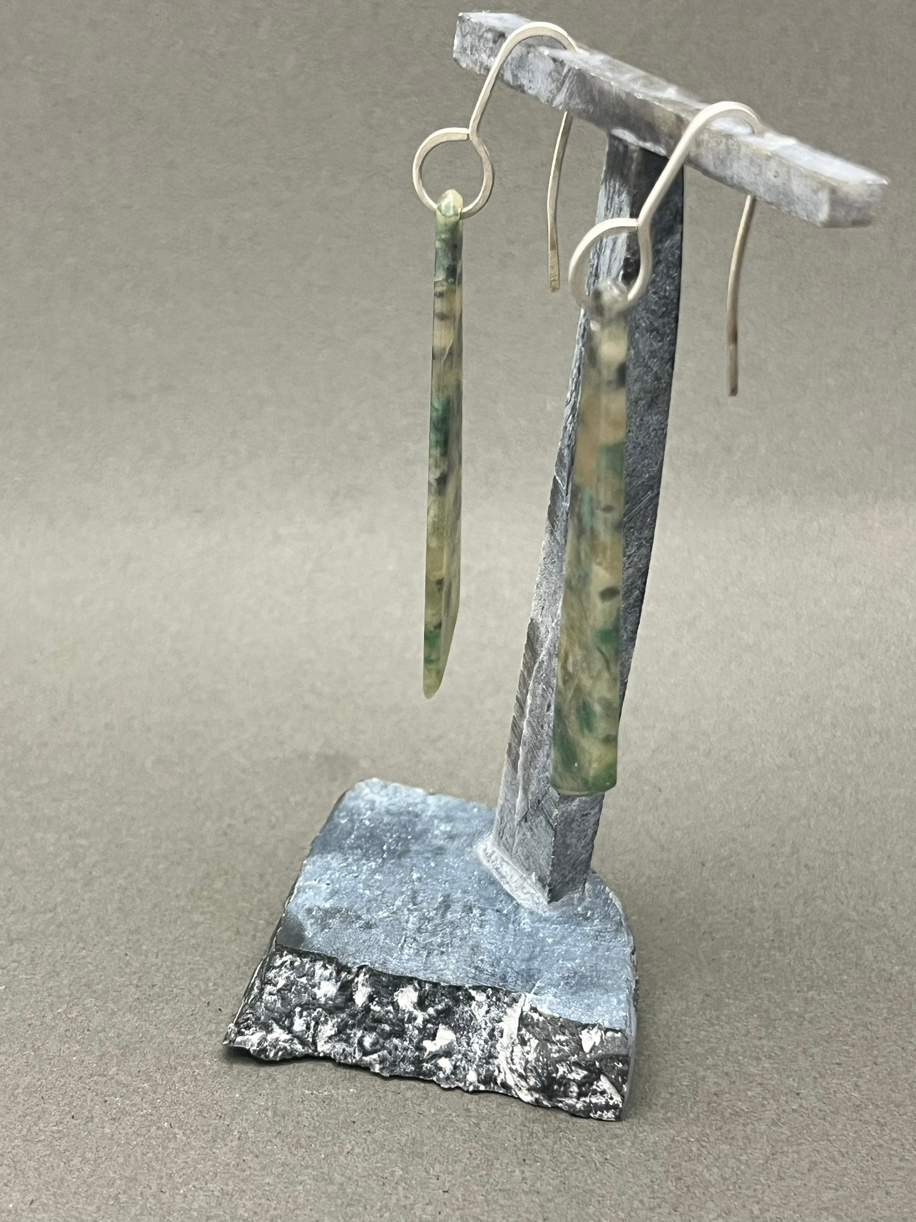 Washington Vesuvianite and Grossular Garnet Earrings