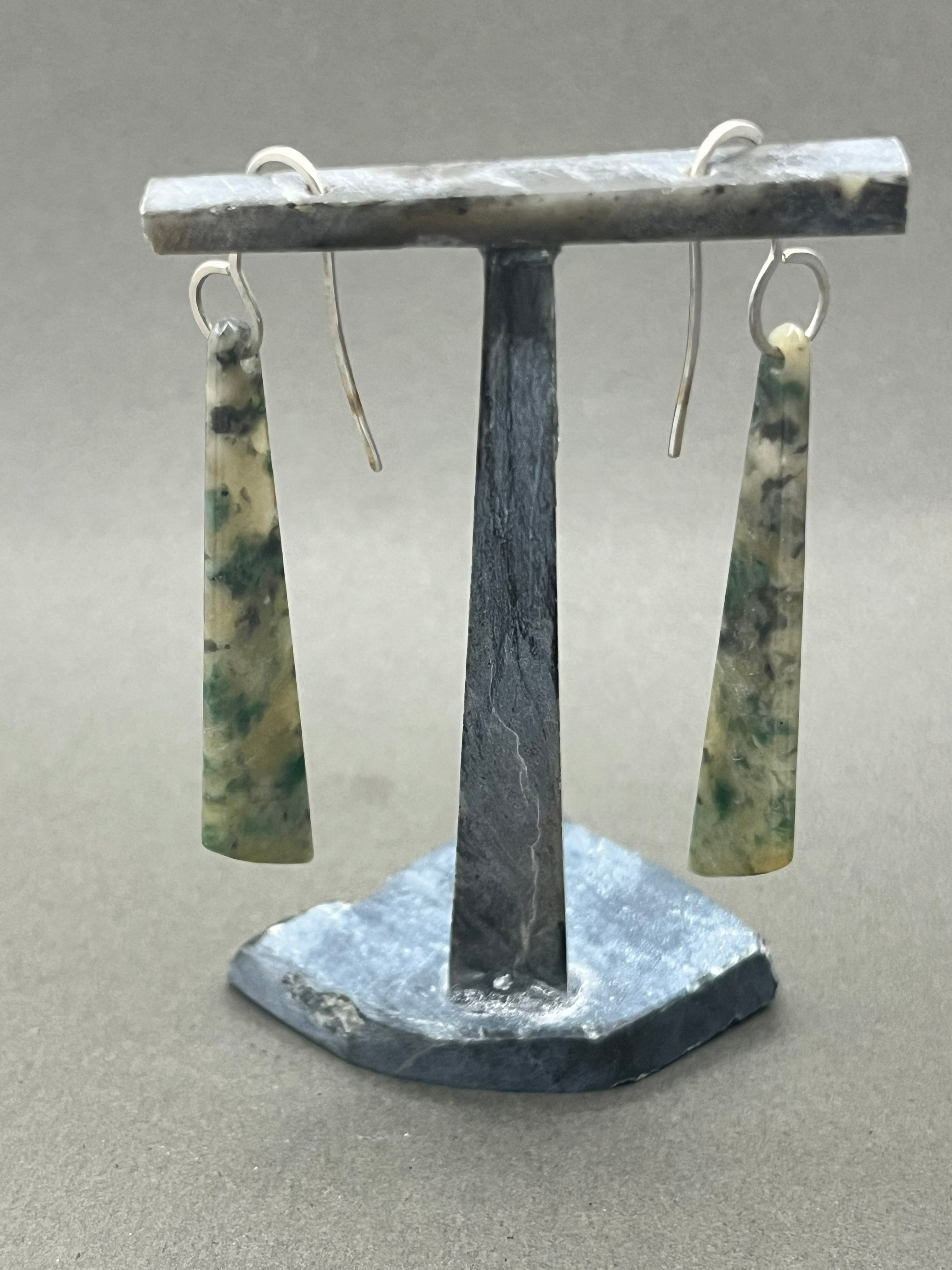 Washington Vesuvianite and Grossular Garnet Earrings