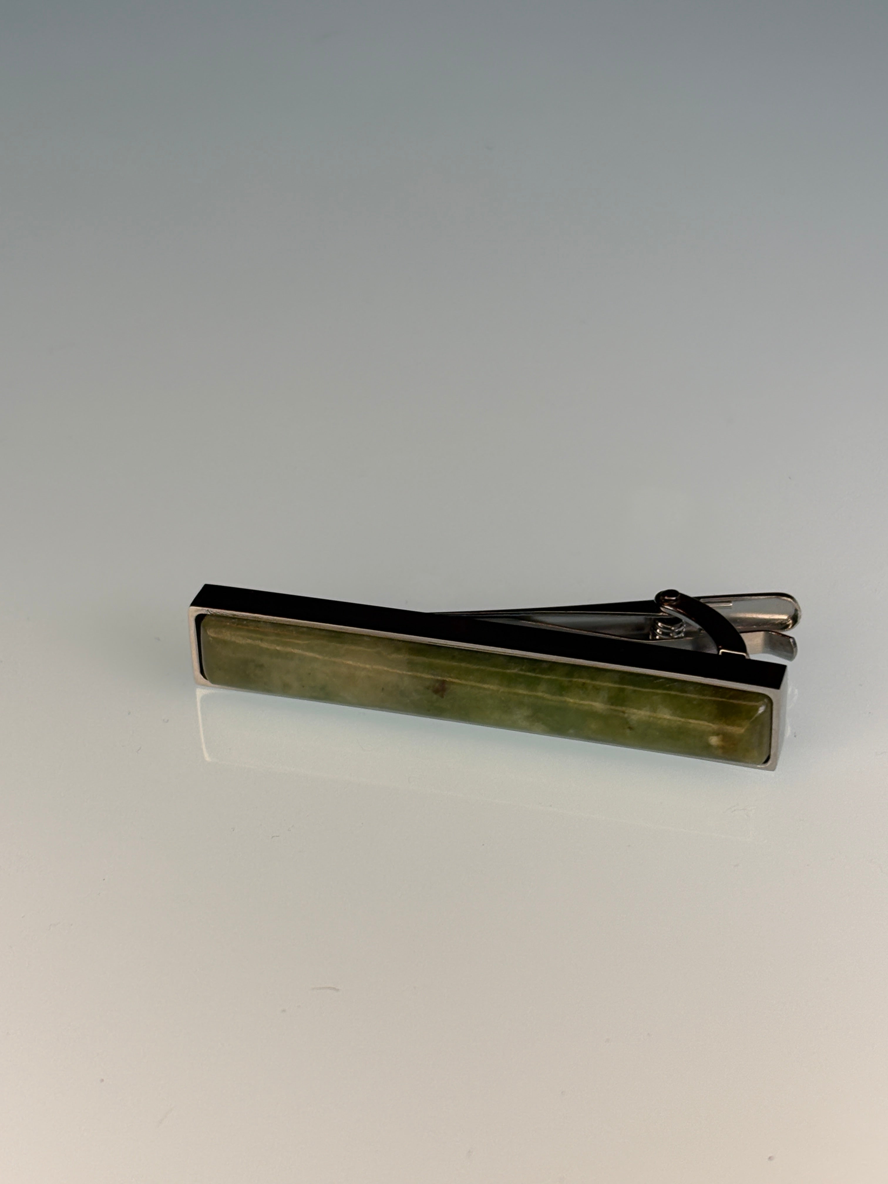Washington Jade Tie Clip