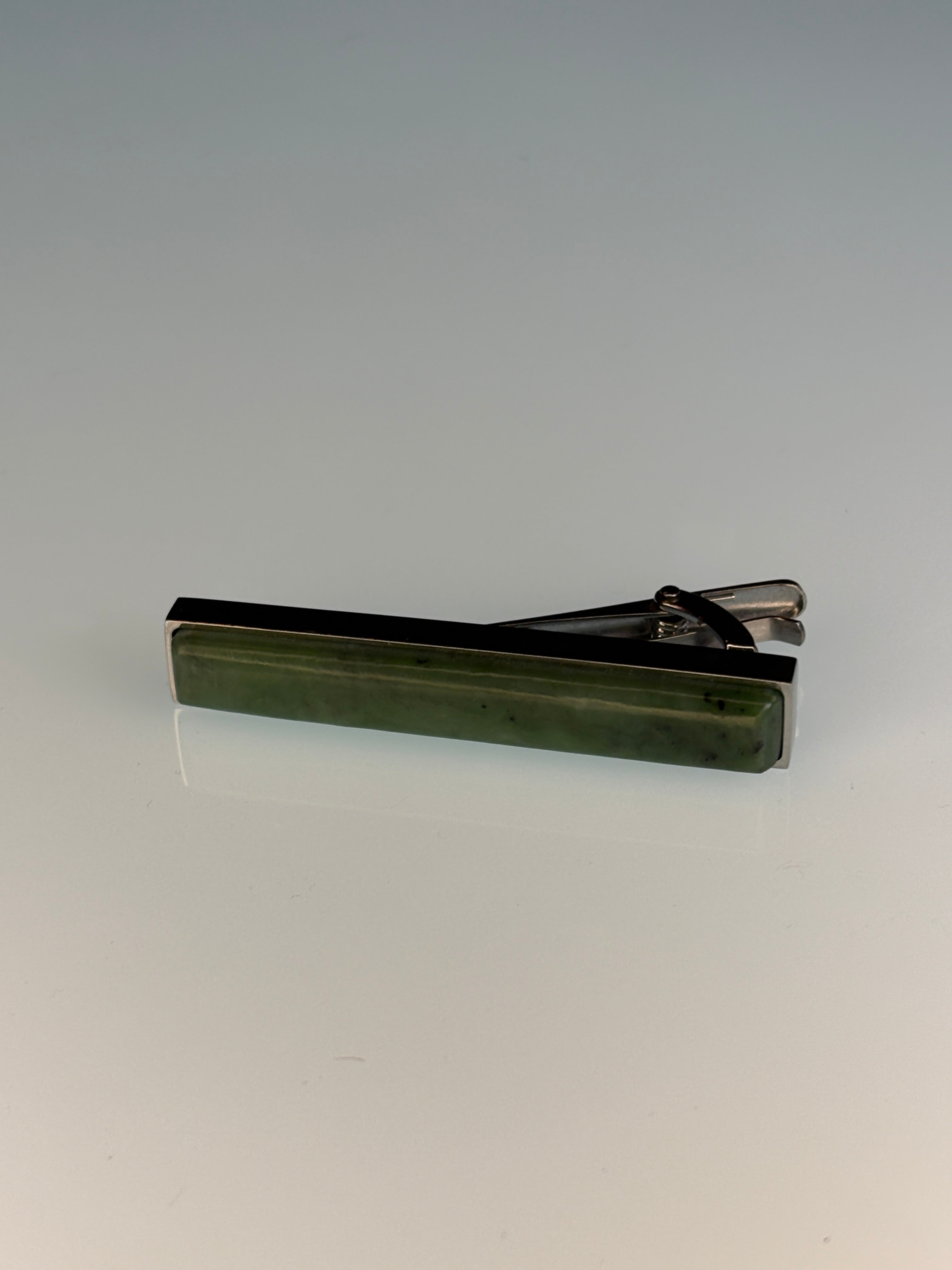 Washington Jade Tie Clip