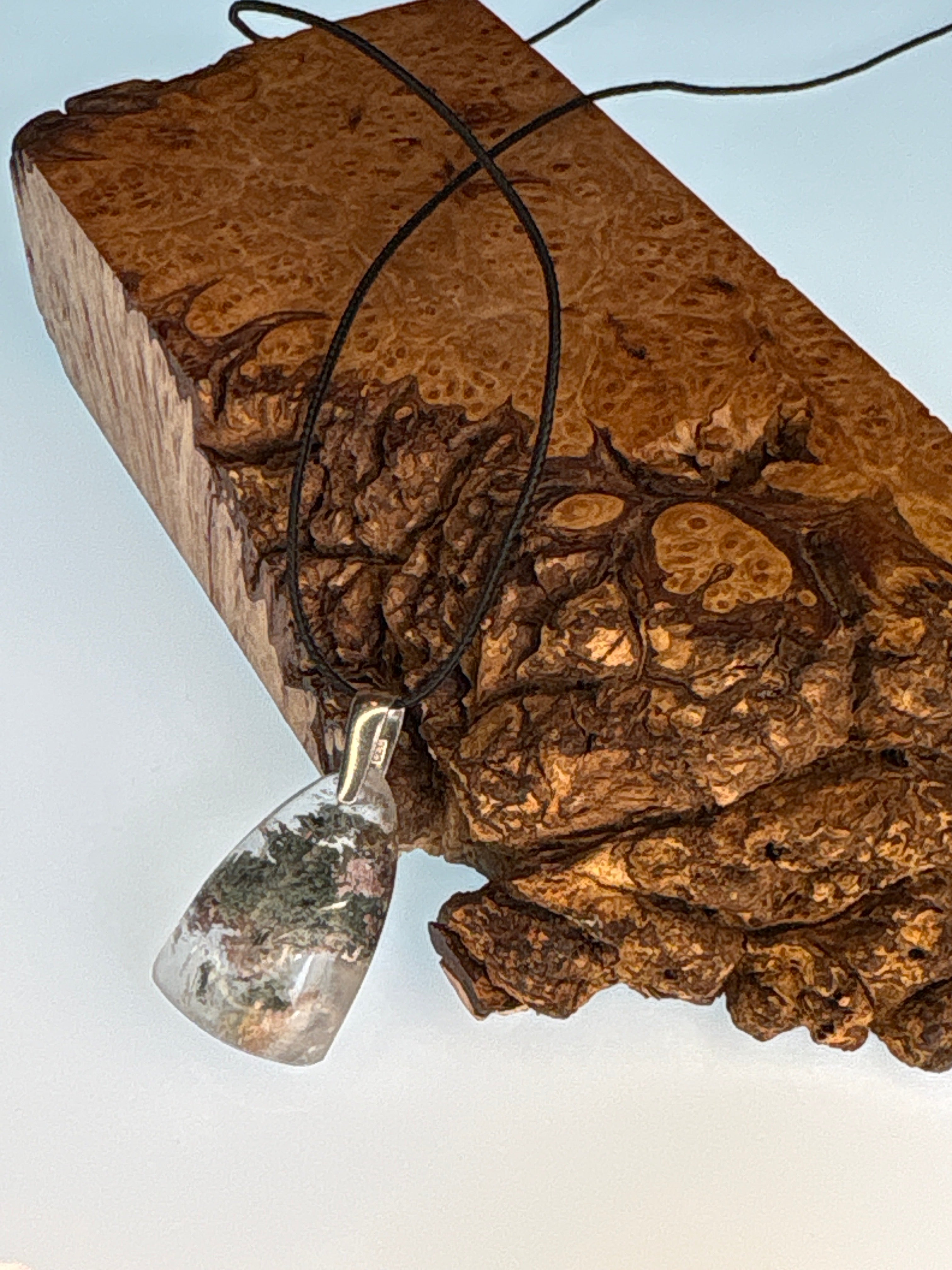 Indonesian Garden Crystal Pendant