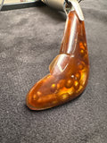 Arizona Fire Agate Pendant - Rainbow Fire!