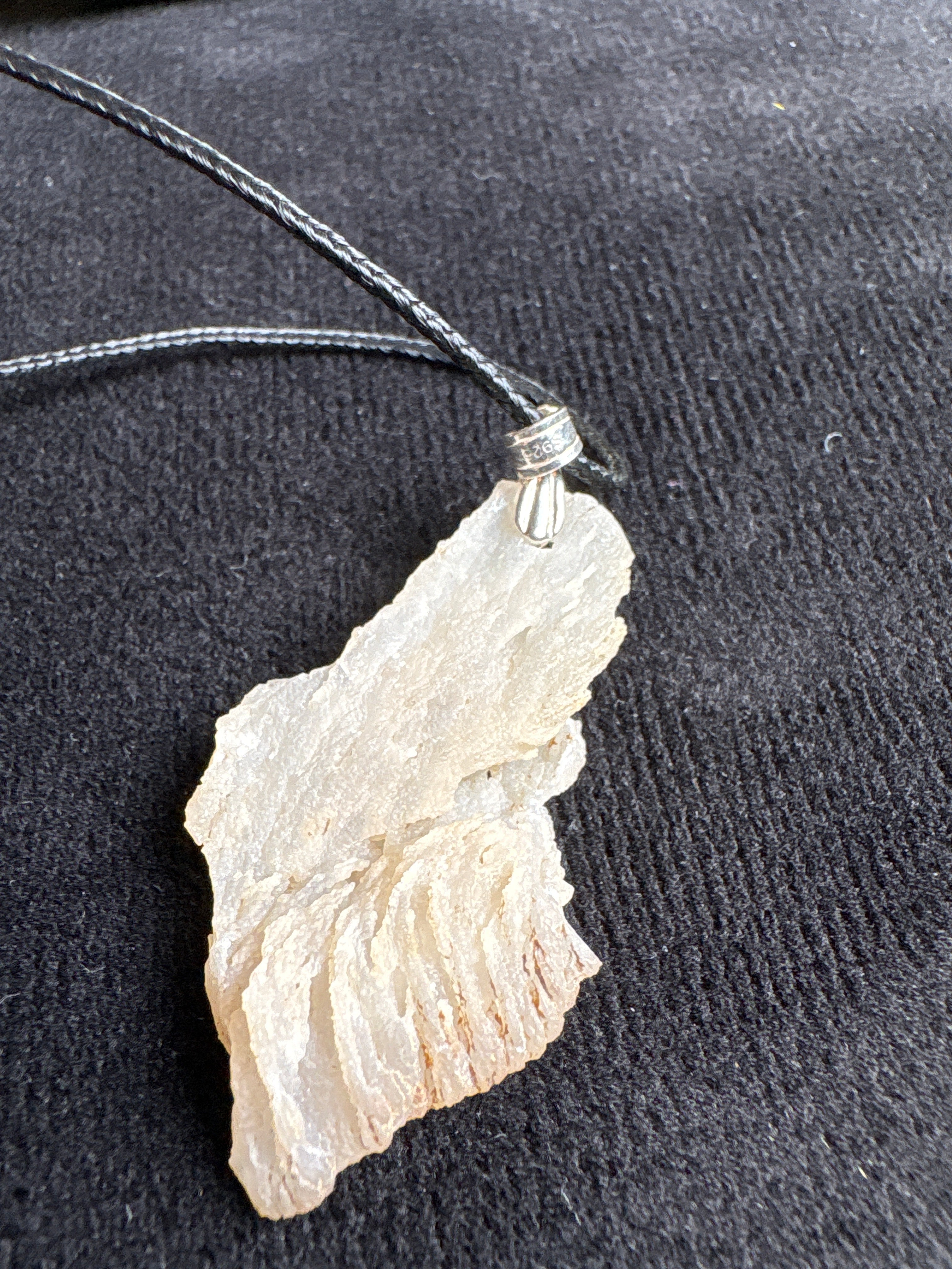 Washington Chalcedony Flame Pendant