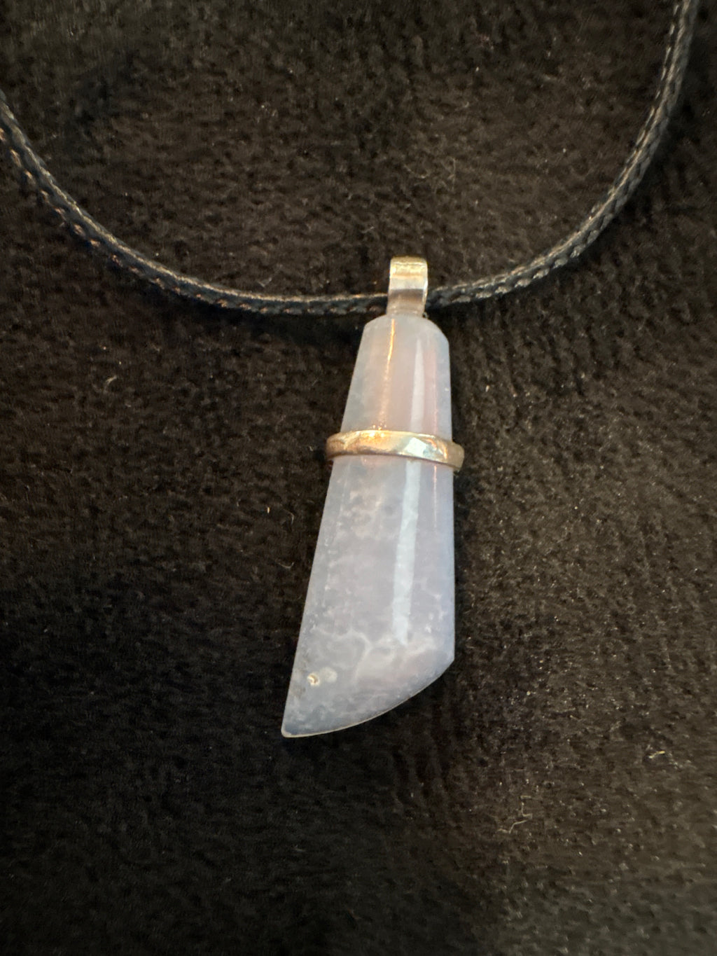 Ellensburg Blue Agate Pendant (Grade A Gem Grade)